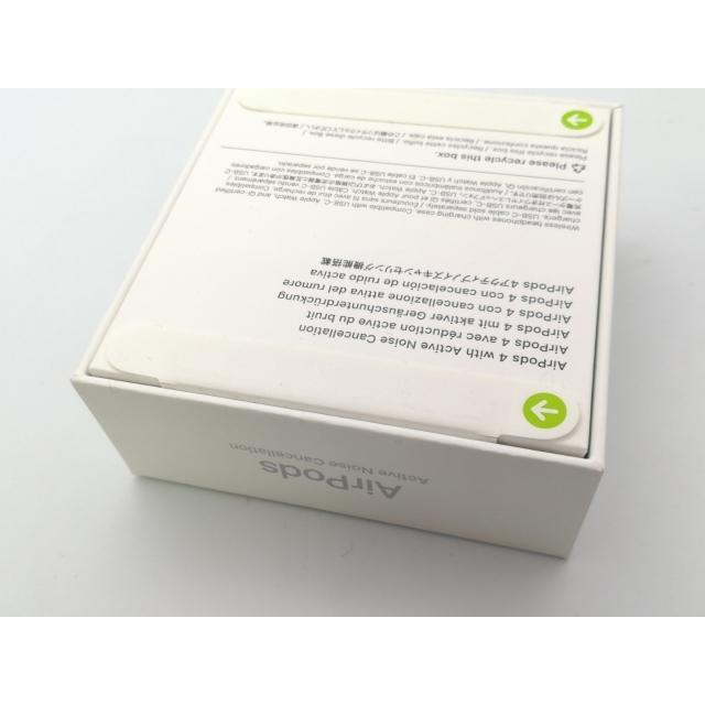未使用】Apple AirPods 4 アクティブノイズキャンセリング搭載モデル