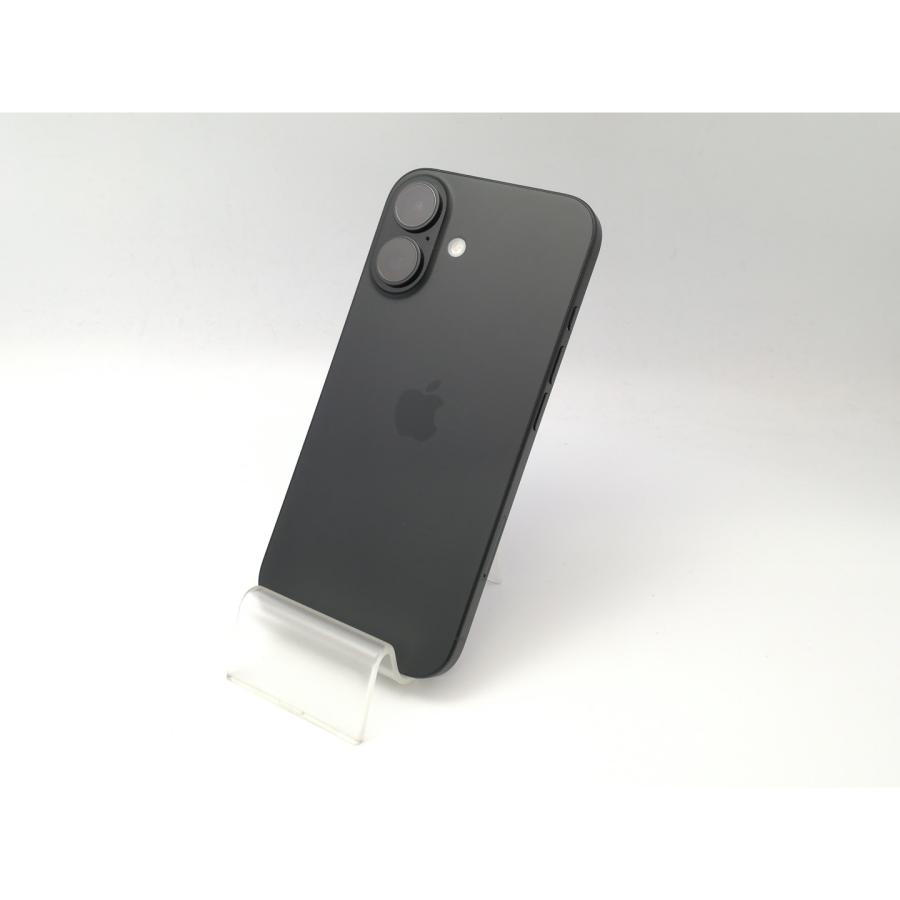 中古】Apple 国内版 【SIMフリー】 iPhone 16 128GB ブラック MYDQ3J/A