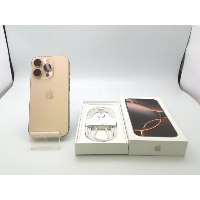 中古】Apple 国内版 【SIMフリー】 iPhone 16 Pro 128GB デザート