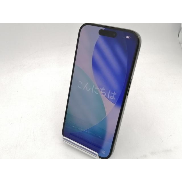 【中古】Apple docomo 【SIMフリー】 iPhone 15 Pro 512GB ブラックチタニウム MTUH3J/A【三宮センター】保証期間１週間【ランクC】の画像