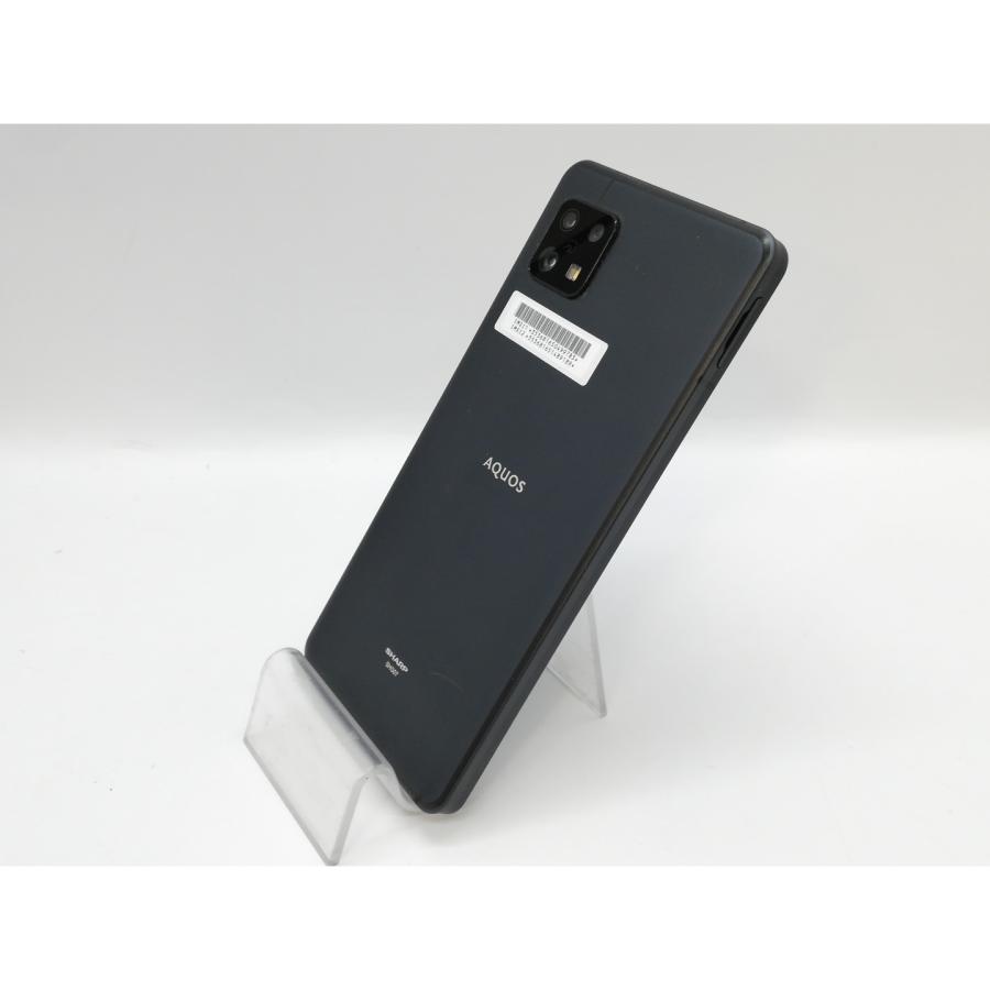 中古】SHARP au 【SIMフリー】 AQUOS sense6s ブラック 4GB 64GB SHG07