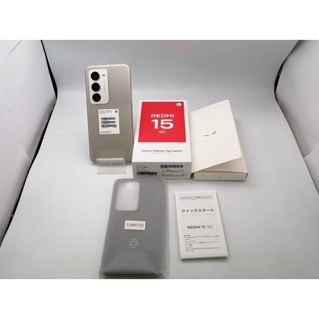 中古】Xiaomi SoftBank 【SIMフリー】 REDMI 15 5G チタングレー 4GB