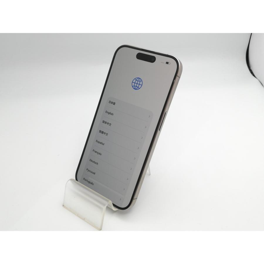 中古】Apple 国内版 【SIMフリー】 iPhone 15 Pro 128GB ナチュラル