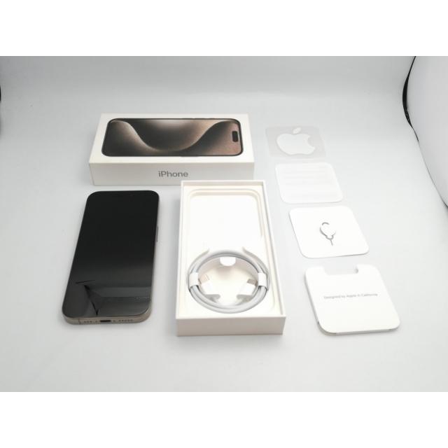 中古】Apple 国内版 【SIMフリー】 iPhone 15 Pro 128GB ナチュラル
