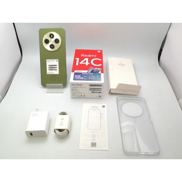 中古】Xiaomi 国内版 【SIMフリー】 Redmi 14C セージグリーン 4GB