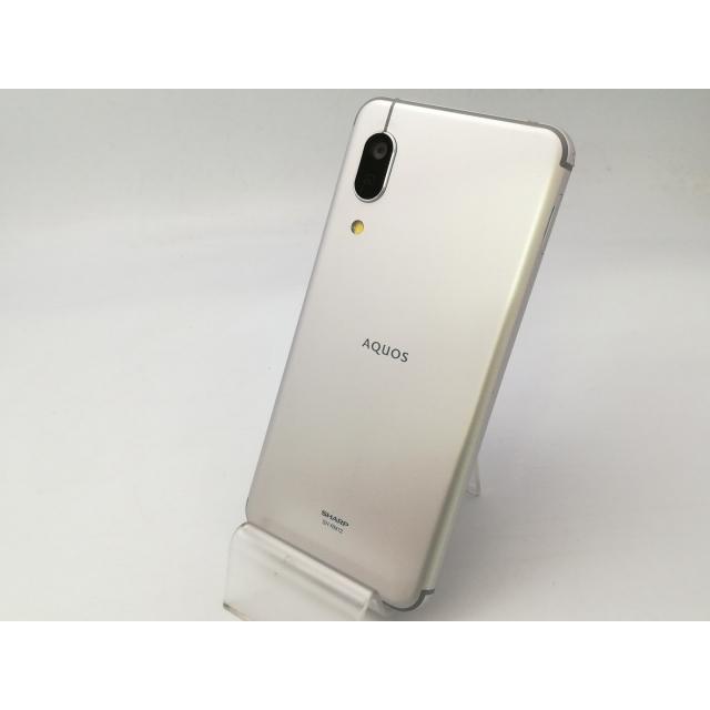 中古】SHARP 楽天モバイル 【SIMフリー】 AQUOS sense3 lite シルバー 