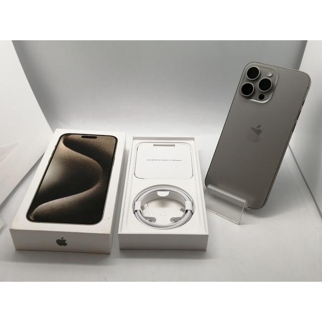 中古】Apple 国内版 【SIMフリー】 iPhone 15 Pro Max 1TB ナチュラル