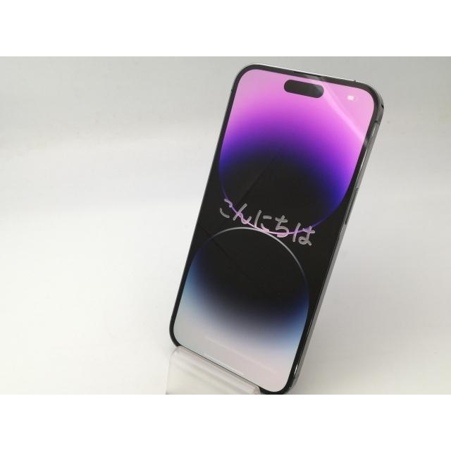 【中古】Apple 国内版 【SIMフリー】 iPhone 14 Pro Max 128GB ディープパープル MQ993J/A【大阪堂島】保証期間１ヶ月【ランクB】の画像