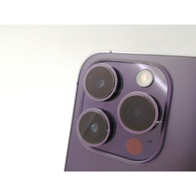 【中古】Apple 国内版 【SIMフリー】 iPhone 14 Pro Max 128GB ディープパープル MQ993J/A【大阪堂島】保証期間１ヶ月【ランクB】の画像
