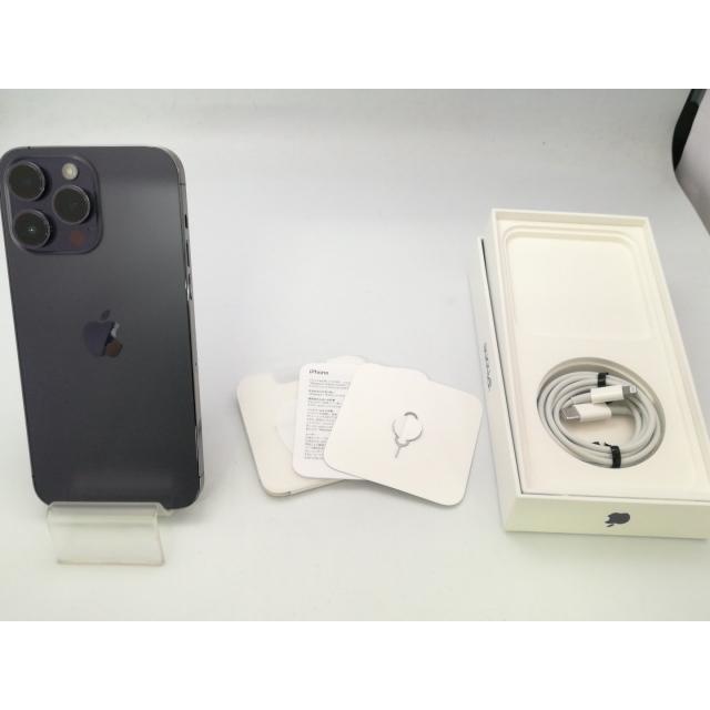 【中古】Apple 国内版 【SIMフリー】 iPhone 14 Pro Max 128GB ディープパープル MQ993J/A【大阪堂島】保証期間１ヶ月【ランクB】の画像