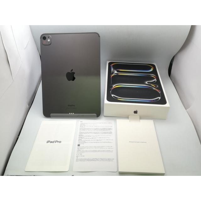 【中古】Apple 【Wi-Fi】 11インチ iPad Pro（M4/2024） 256GB スペースブラック 標準ガラス MVV83J/A【大阪堂島】保証期間１ヶ月【ランクA】の画像