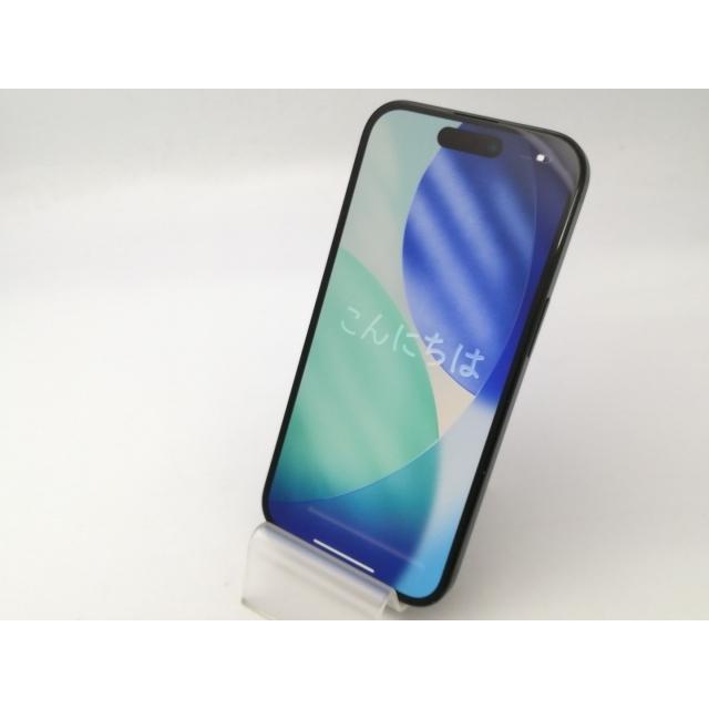 中古】Apple au 【SIMフリー】 iPhone 15 128GB ブラック MTMH3J/A