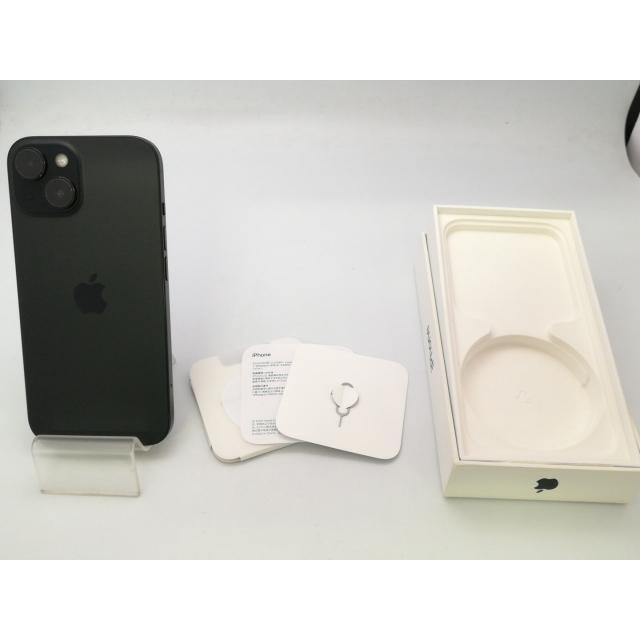 中古】Apple au 【SIMフリー】 iPhone 15 128GB ブラック MTMH3J/A
