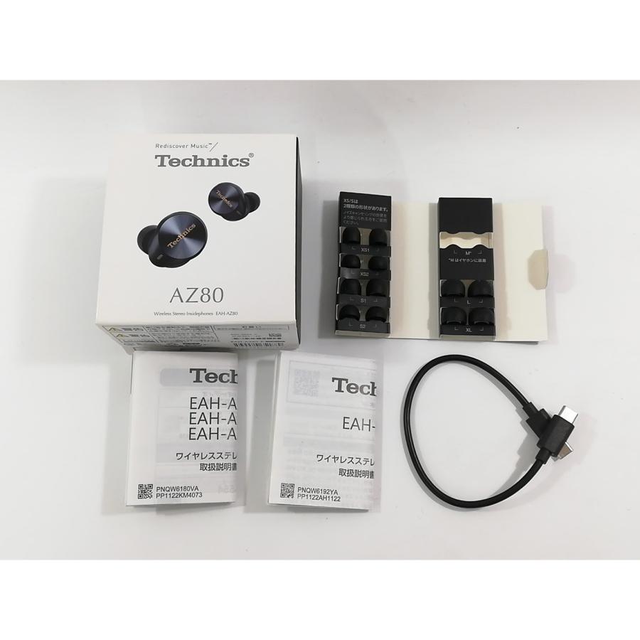 中古】Panasonic Technics EAH-AZ80-K [ブラック]【那珂川】保証期間1