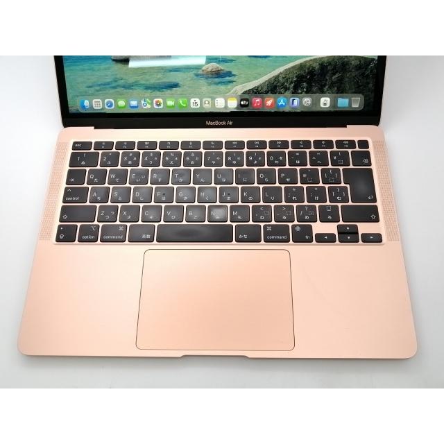 【中古】Apple MacBook Air 13インチ M1(CPU:8C/GPU:7C) 8GB/256GB ゴールド MGND3J/A (M1・2020)【大阪堂島】保証期間１ヶ月【ランクB】の画像