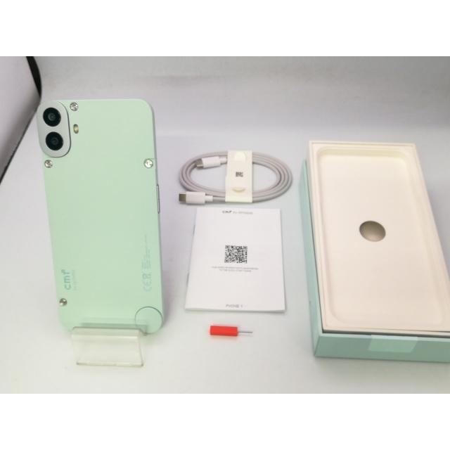 中古】NOTHING 【SIMフリー】 CMF Phone 1 8GB 128GB ライトグリーン