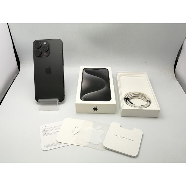 中古】Apple 国内版 【SIMフリー】 iPhone 15 Pro Max 1TB ブラック