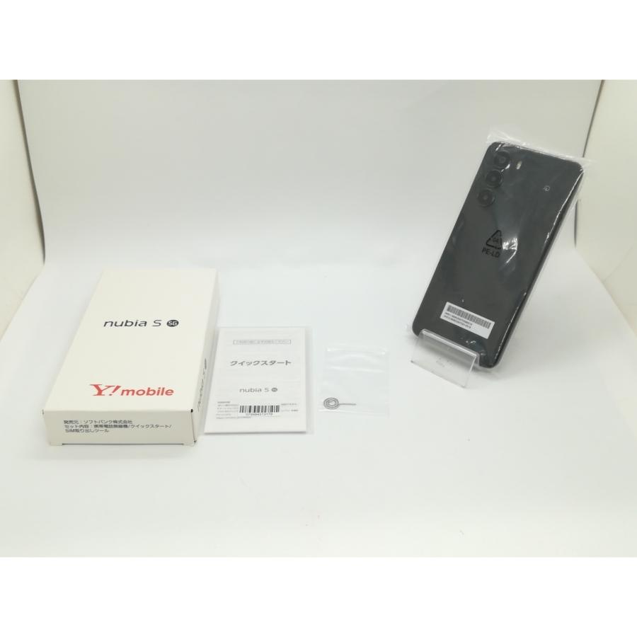 未使用】ZTE ymobile 【SIMフリー】 nubia S 5G 4GB 128GB ブラック