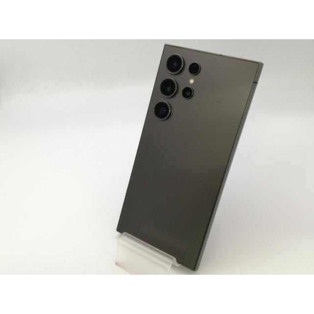 中古】SAMSUNG au 【SIMフリー】 Galaxy S24 Ultra チタニウムブラック