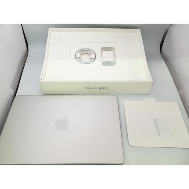 【中古】Apple MacBook Neo 13インチ A18 Pro(CPU:6C/GPU:5C) 8GB/512GB シルバー MHFC4J/A (13インチ,A18 Pro)【大阪堂島】保証期間１ヶ月【ランクA】の画像
