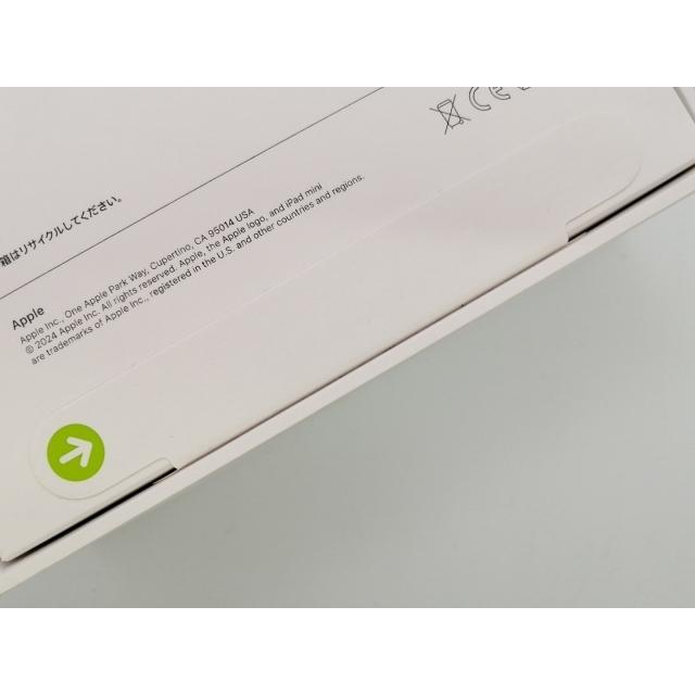 未使用】Apple 【Wi-Fi】 iPad mini（A17Pro/2024） 256GB パープル