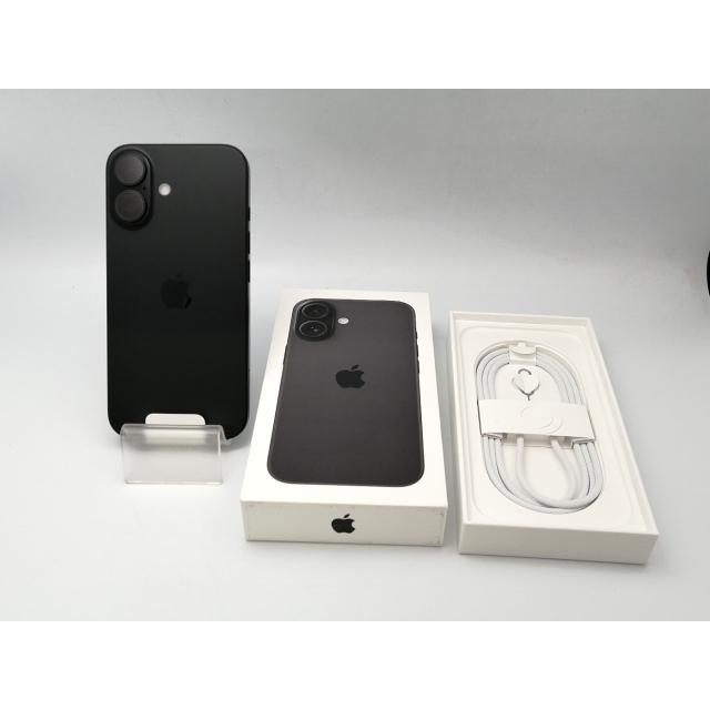 【未使用】Apple 国内版 【SIMフリー】 iPhone 16 128GB ブラック MYDQ3J/A【大阪堂島】保証期間３ヶ月の画像