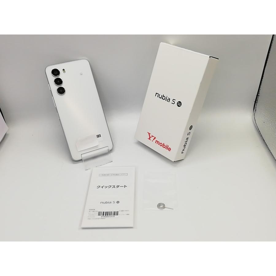 未使用】ZTE ymobile 【SIMフリー】 nubia S 5G 4GB 128GB ホワイト