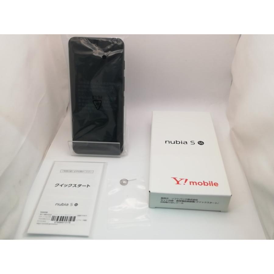 未使用】ZTE ymobile 【SIMフリー】 nubia S 5G 4GB 128GB ブラック