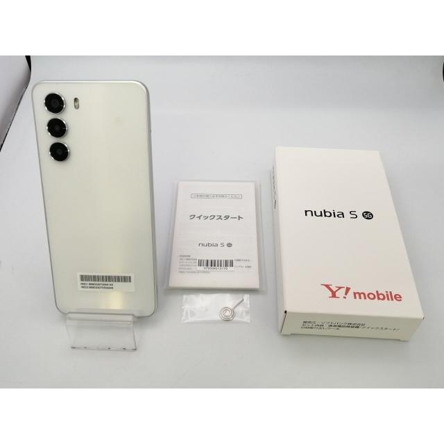 未使用】ZTE ymobile 【SIMフリー】 nubia S 5G 4GB 128GB ホワイト