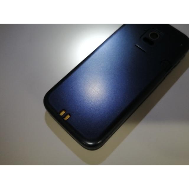docomo らくらくホン F-01M SIMロック解除済 ネイビー 富士通 中古】Fujitsu docomo 【SIMロック解除済み】 らくらくホン F-01M