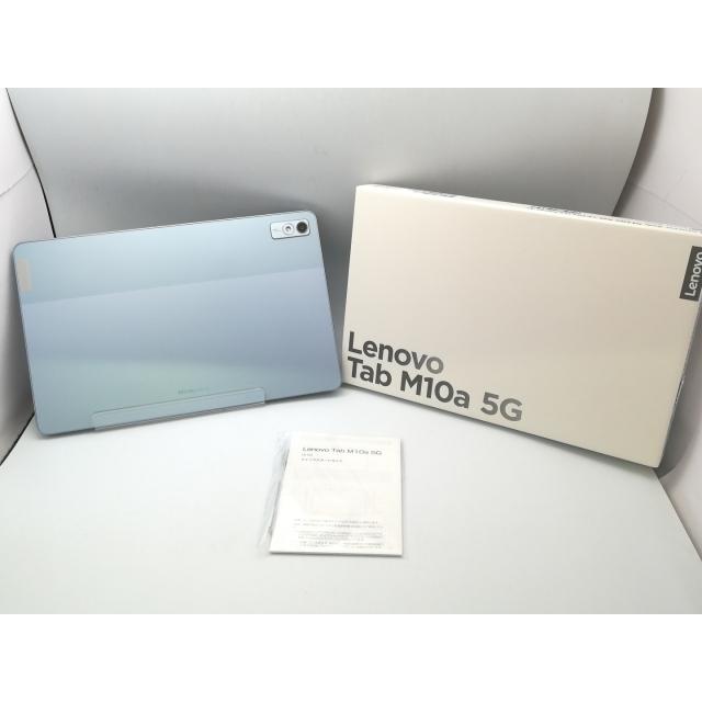 中古】Lenovo au 【SIMフリー】 Lenovo Tab M10a 5G LET02 フロスト