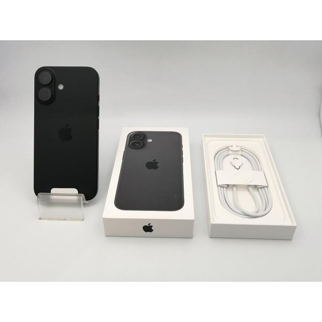未使用】Apple 国内版 【SIMフリー】 iPhone 16 128GB ブラック MYDQ3J