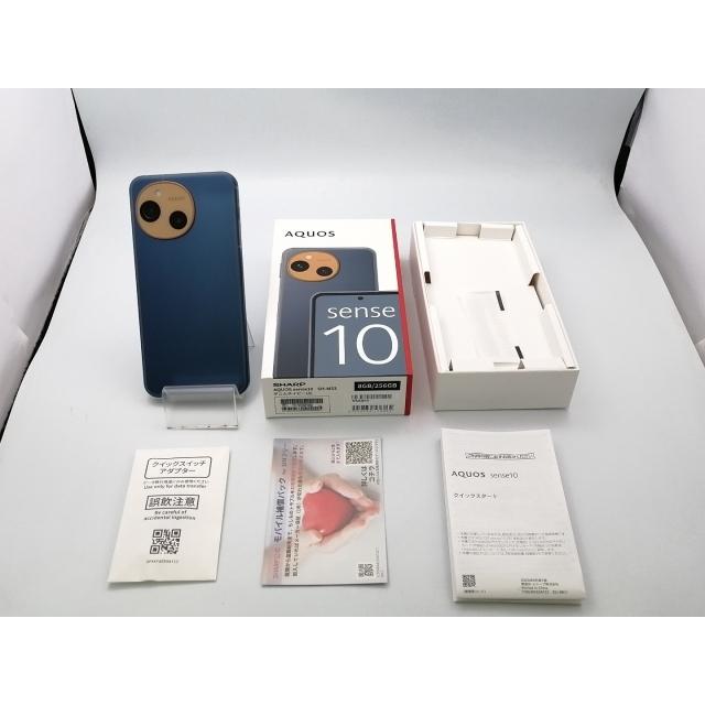 中古】SHARP 国内版 【SIMフリー】 AQUOS sense10 8GB 256GB デニム