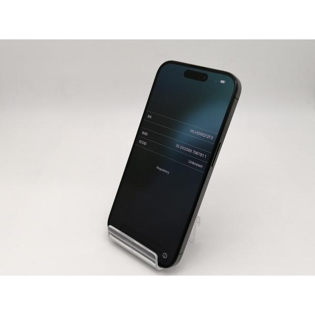 中古】Apple 国内版 【SIMフリー】 iPhone 15 Pro 512GB ブラック