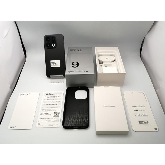 中古】Oppo 国内版 【SIMフリー】 OPPO Find X9 スペースブラック 16GB
