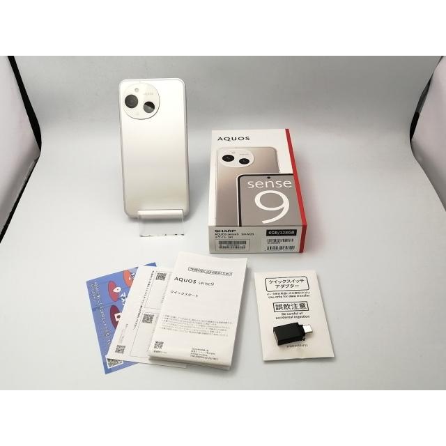 中古】SHARP 楽天モバイル 【SIMフリー】 AQUOS sense9 ホワイト 6GB