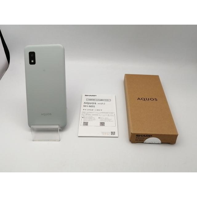 中古】SHARP 楽天モバイル 【SIMフリー】 AQUOS wish3 グリーン 4GB