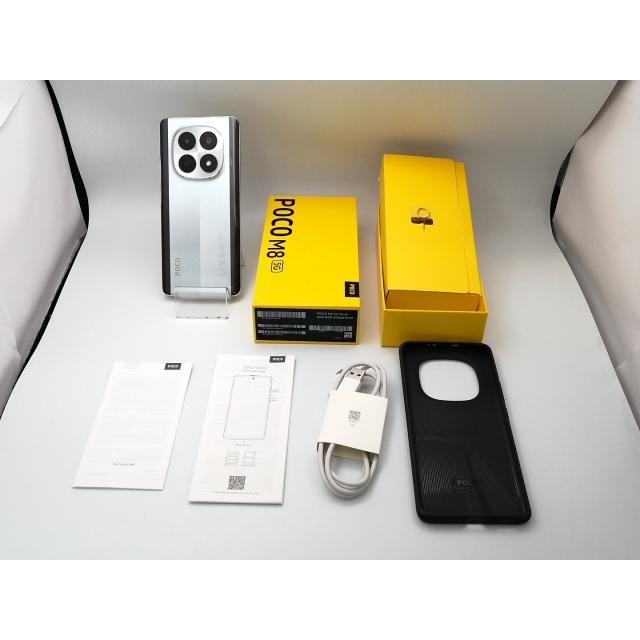 中古】Xiaomi 国内版 【SIMフリー】 POCO M8 5G シルバー 8GB 256GB