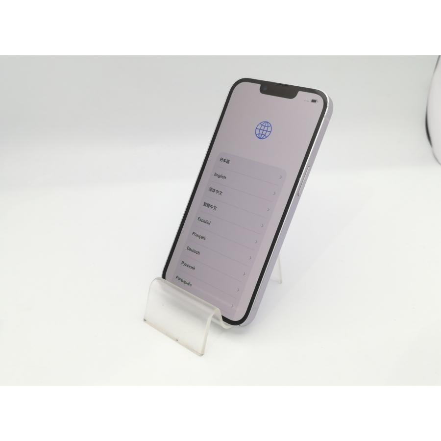 中古】Apple au 【SIMフリー】 iPhone 14 256GB パープル MPW93J/A