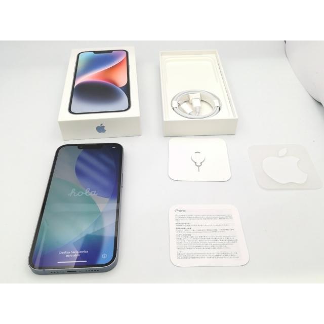 中古】Apple 国内版 【SIMフリー】 iPhone 14 256GB ブルー MPWN3J/A