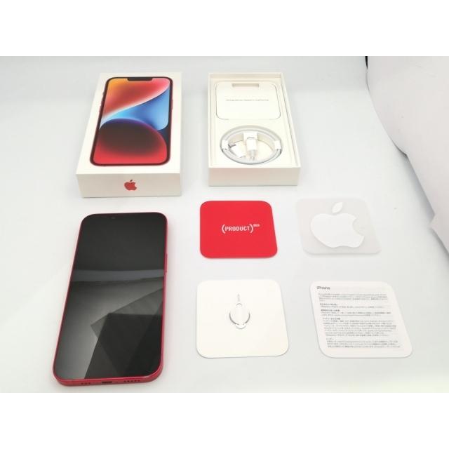 中古】Apple 国内版 【SIMフリー】 iPhone 14 512GB (PRODUCT)RED
