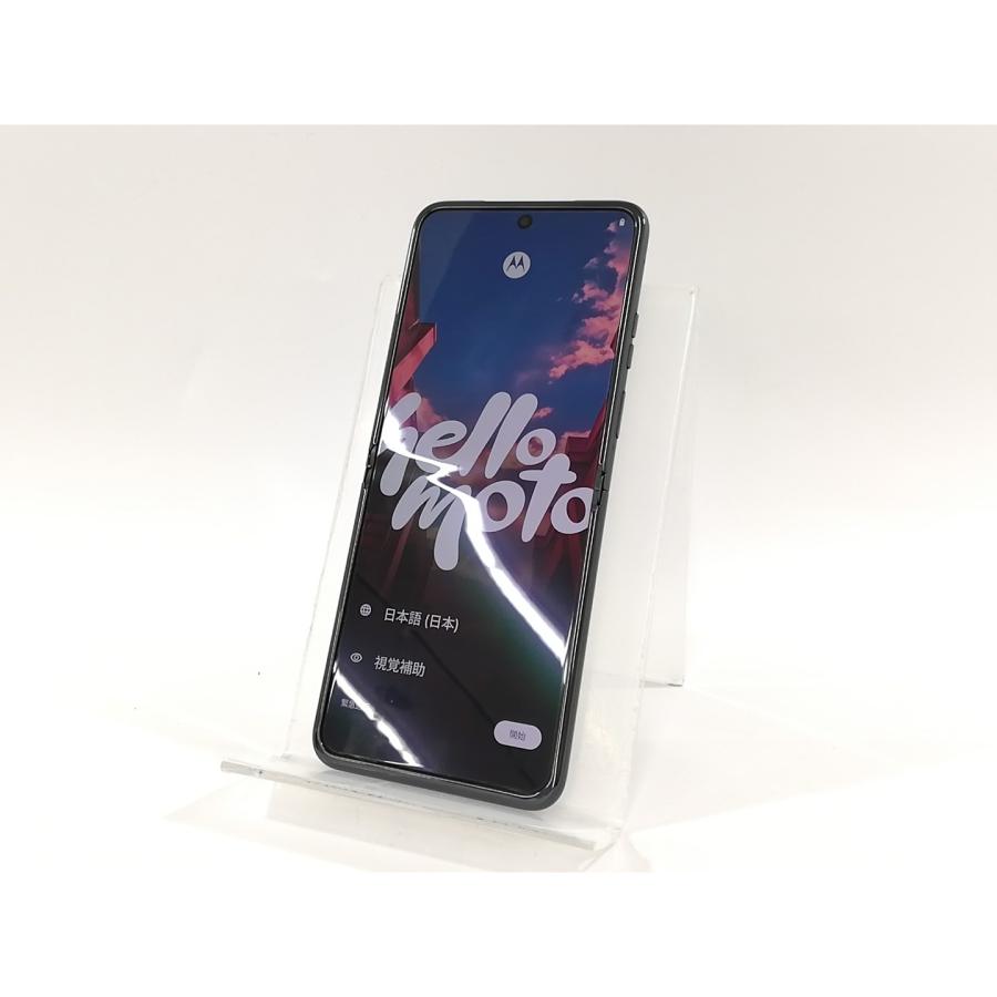 中古】MOTOROLA 国内版 【SIMフリー】 motorola razr 40 セージ