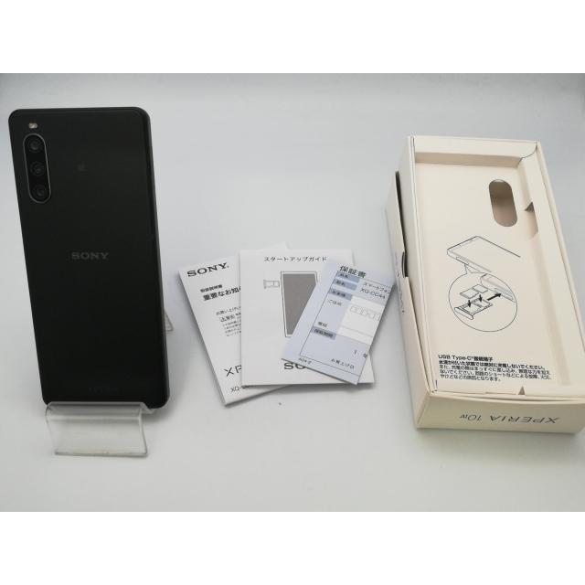 中古】SONY 国内版 【SIMフリー】 Xperia 10 IV ブラック 6GB 128GB XQ