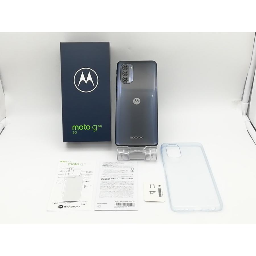 中古】MOTOROLA 国内版 【SIMフリー】 moto g52j 5G インクブラック 