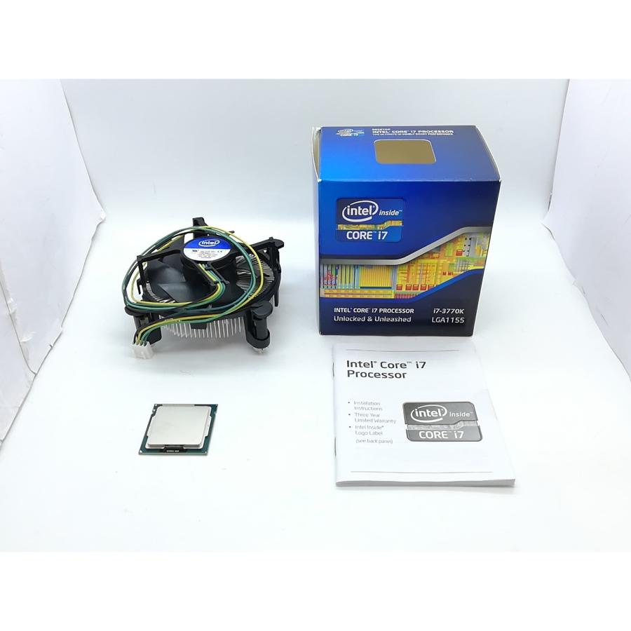 【中古】Intel Core i7-3770K (3.5GHz/TB:3.9GHz) BOX LGA1155/4C/8T/L3 8M/HD Graphics 4000/TDP77W【立川フロム中武】保証期間１週間｜janpara｜03