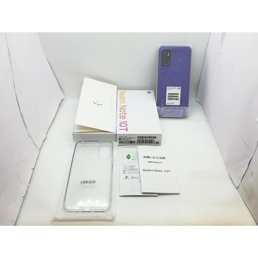 【未使用】Xiaomi SoftBank 【SIMフリー】 Redmi Note 10T ナイトタイムブルー 4GB 64GB A101XM【立川フロム中武】保証期間３ヶ月｜janpara｜04