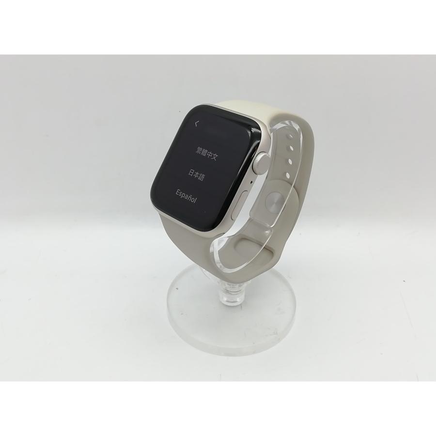 中古】Apple Apple Watch SE2 44mm GPS スターライトアルミニウム 