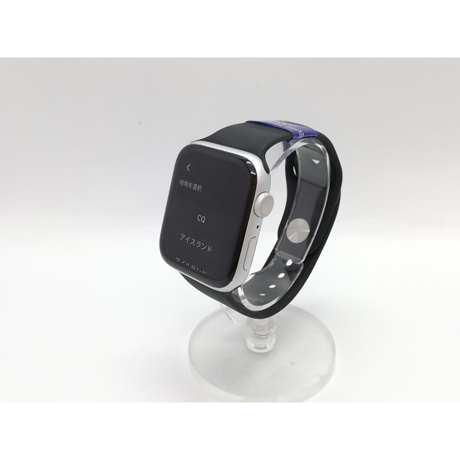 中古】Apple Apple Watch Nike Series5 GPS 44mm シルバーアルミケース 