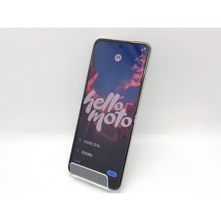 中古】MOTOROLA 国内版 【SIMフリー】 motorola razr 40 バニラ