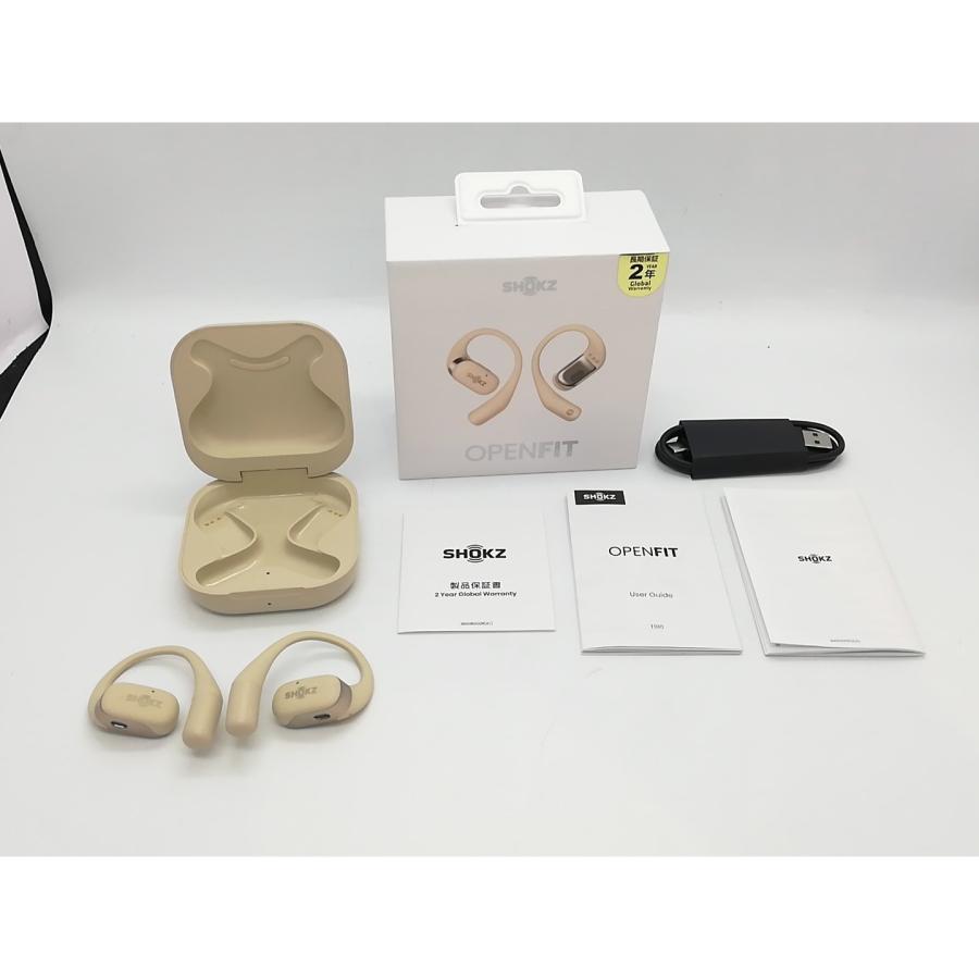 【新品・未使用・未開封】 SHOKZ OpenFit ベージュ Shokz（ショックス）OpenFit ベージュ : 二子玉川 蔦屋家電 ヤフー店